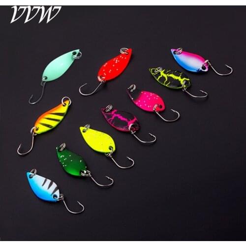 2.5/3.5/5g Metal Spinner Spoon Fishing Lure Hard Baits Silver Sequins Noise Paillette Treble Hook Tackle 10 Colors