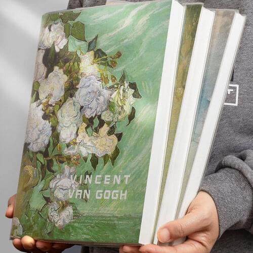 200 Sheets Super Thick PU Leather A4 Journal Notebook Daily Business Office Work Notebooks Notepad Diary School Supplies