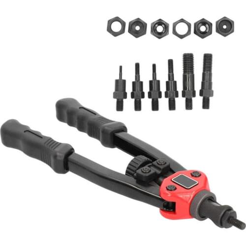 BT605 Hand Rivet Gun Heavy Duty Manual Riveter Set Iron Alloy Easy Automatic Riveting Tool