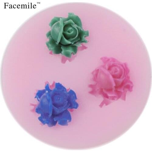 Flowers Silicone Clay Soap Mold Fondant Sugarcraft Chocolate Cake Decorating tools cookies kithcen accessories DIY 50-56 Gift