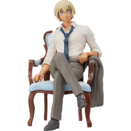 Anime Detective Conan Furuya Rei Figure Collectibles Pvc Model 13Cm Hand-Made Decoration Doll Toy Anime Peripheral Character