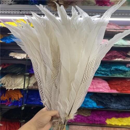 Hot Sale 50-100pcs/lot Beautiful Natural Pheasant Tail Feathers 24-26inch/60-65cm Diy Christmas DIY Feathers for Crafts