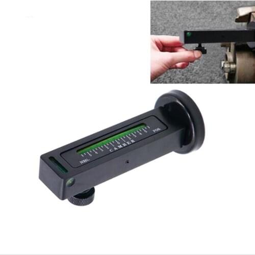 Four-wheel alignment tool, four-wheel alignment instrument with adjustable magnetic tilt wheels and pillars