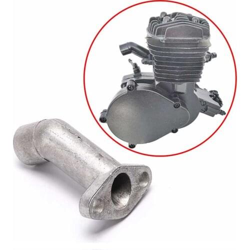 Inlet Pipe Intake Manifold Carburetor Short Offset Exhaust For 43cc 47cc 49cc 66cc 80cc 2 Stroke Motorized Bicycle Bike