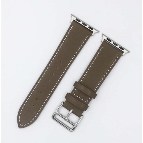 Leather strap for Apple watch band 44mm 40mm iWatch 38mm 42mm Single tour watchband bracelet for Applewatch series 5 4 3 6 se
