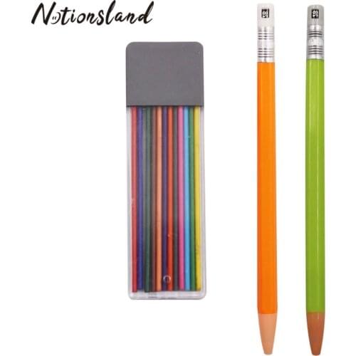 12pcs Tailors Chalk Pencil Patchwork Disappearing Fabric Marker Pens for DIY Craft Sewing Marking Chalk Sewing Accessories