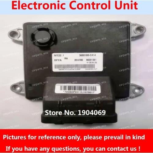 Engine Computer Board 3600100-FA31 28177280 MT22 ECU B6001361 3600100-CA14/CK3700580T3/3600100-CM05 For Dongfeng Sokon Car