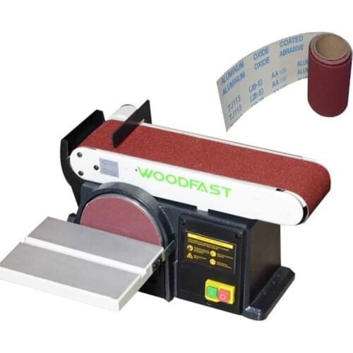 Desktop Woodworking Sand Belt Sand Disc Machine Small Electric Home Wood Polished Polishing Tools Sandpaper Machine Equipment