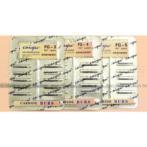 2016 New Dental Fissure Bur 10pcs/plate FG-3/FG-4/FG-5 Free shipping