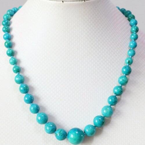 17 style necklace tower chain for women 6-14mm stone diy crystal calaite agat carnelian faceted round beads jewelry 18inch B616