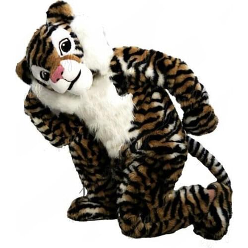 Plush Tiger Mascot Costume Fursuit Furry Costume New Animal Cosplay Performance Fancy Dress Advertising Parade Party Outfit