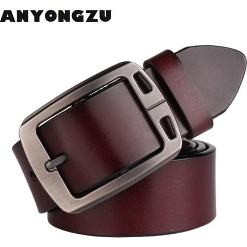 2021 Genuine Cowhide Leather Belts For Men Cowboy Luxury Brand Strap Male Vintage Fancy Jeans High Quality Designer Belt