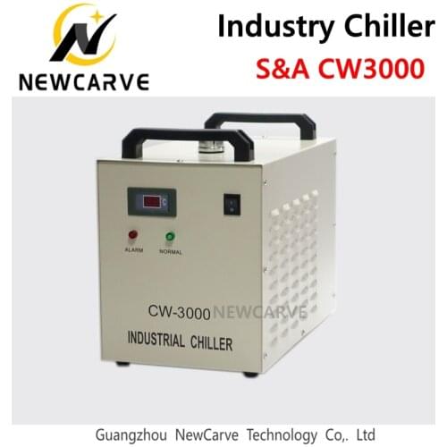 S&A CW3000 Industry Water Cool Chiller CW3000AG CW3000DG For Laser Machine Cooling 60W 80W Laser Tube NEWCARVE