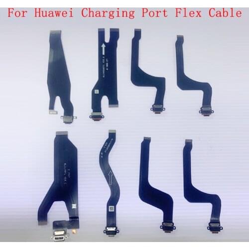 USB Charging Port Connector Board Parts Flex Cable For Huawei P20 P30 P40 Mate 20 30 40 Pro Charging Connector Replacement Part