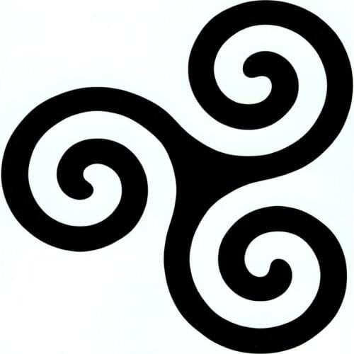 Three-legged celtic symbol Waterproof temporary tattoos sticker Celtic Tattoo tatouage temporaire fake tattoo Henna Tatoo Men