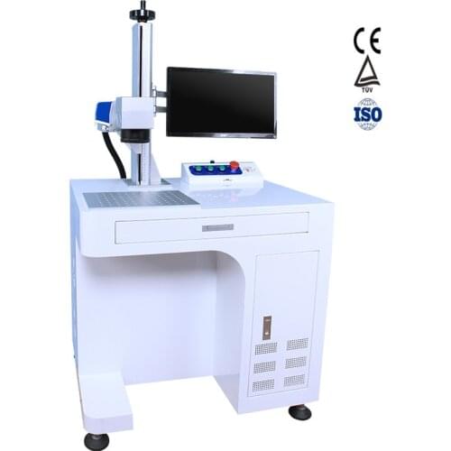 High quality laser marker 10w 20W 30W cnc yag 3d portable mini color fiber laser marking machine for metal
