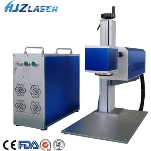 High Speed 30W Glass Date Fly CO2 Laser Marking Engraving Machine for Transparent Pet Water Bottle with CE