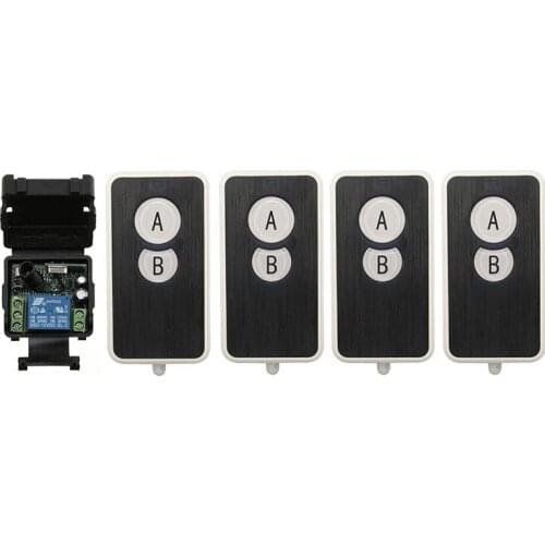 Xuanlongyuan DC12V 24V 1CH RF Wireless Remote Control Switch System transmitter+receiver universal gate remote control/ shutters