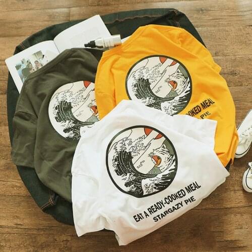 Womens t-shirts y2k Tops Short sleeve Kawaii harajuku dropshipping print tees valentine vintage clothes streetwear cotton kpop