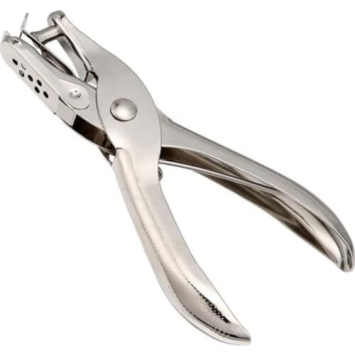 Hand-held 1 Pc Metal 6mm Pore Diameter Punch Pliers Single Hole Puncher Hand Paper Scrapbooking Punches Feed depth is about 12mm