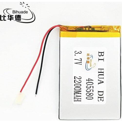 1pcs [SD] 3.7V,2200mAH,[405580] Polymer lithium ion / Li-ion battery for TOY,POWER BANK,GPS,mp3,mp4,cell phone,speaker