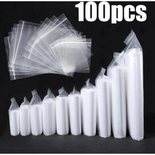 100pcs/lot DIY Diamond Painting Tools Plastic Self Adhesive Bags Drills Glued Stone Storage Sealing Bag Craft Supplies