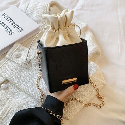 2021 Summer Mini Fashion Handbags For Women Soft Pu Leather Simple Style Female Shoulder Bag Brand Trend Chain Crossbody Bag