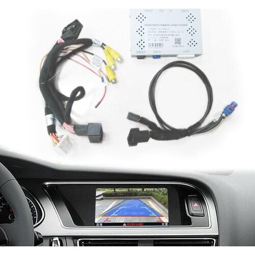 Car Reverse Camera Interface Adapter forAudi 2009-2016 A4L/A5/Q5/A6L/Q7with Adaptive parking guidelines