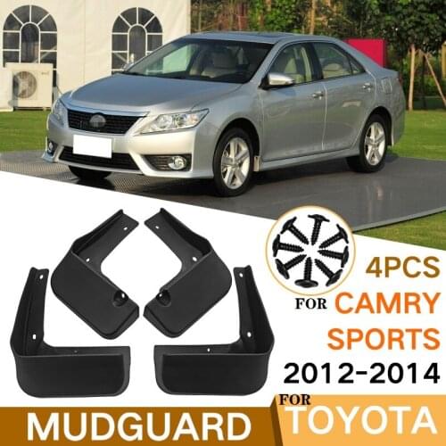 4 PCS Mudflap For Toyota Camry Sports 2012-2014 XV50 Front Rear Car Fender Mud Flaps Guard Splash Flap Mudguards Accessories