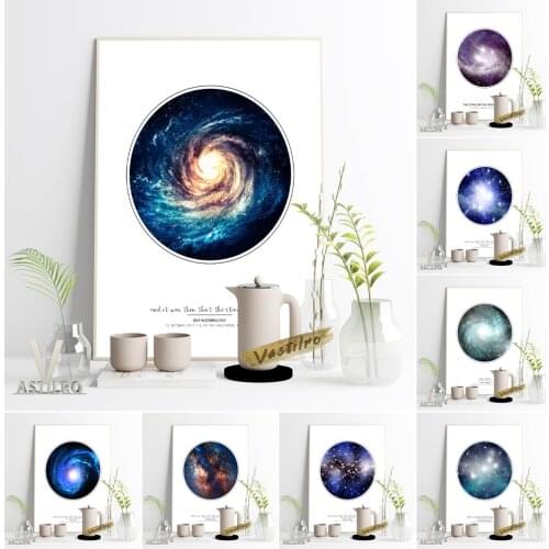 Outer Space Galaxy Art Prints Poster Universe Constellation Wall Picture Astrophile Anniversary Gift Idea Kids Room Home Decor