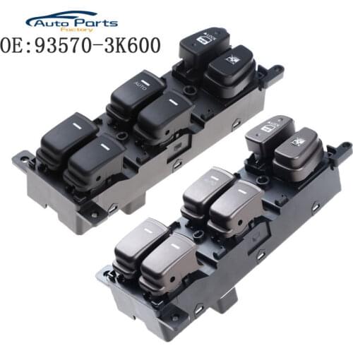 2 Color Left Hand Drive Window Main Switch Button For 08-10 Hyundai NF Sonata 93570-3K600 935703K600
