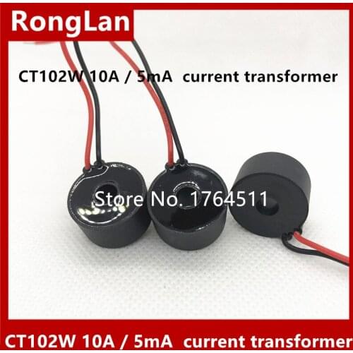 [LAN]Certification and quality excellence 10A / 5mA miniature precision current transformer sensor CT102W --50pcs