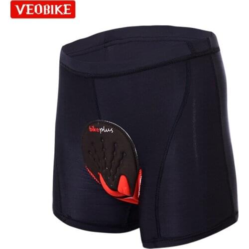 VEOBIKE Men Quick Dry 3D Padded Cycling Shorts Outdoor Sport Bicycle Bike Panties Cycling Underwear Bermuda Ciclismo