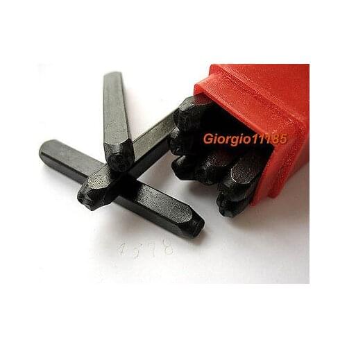 5/16" 8MM Letter Punch Stamp Set 0-9 9pcs Part Codes