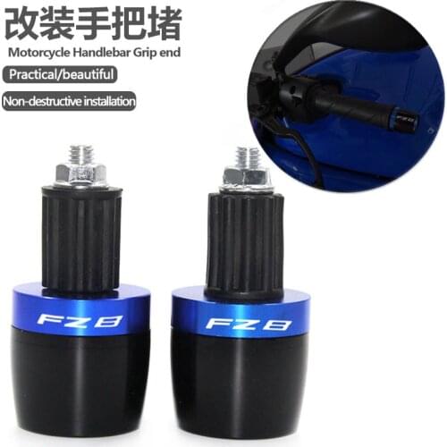 Motorcycle 7/8" Universal Handlebar Grips Ends Counterweight Handle Bar Slider End Cap Plug For YAMAHA FAZER FZ8 FZ 8 All Years