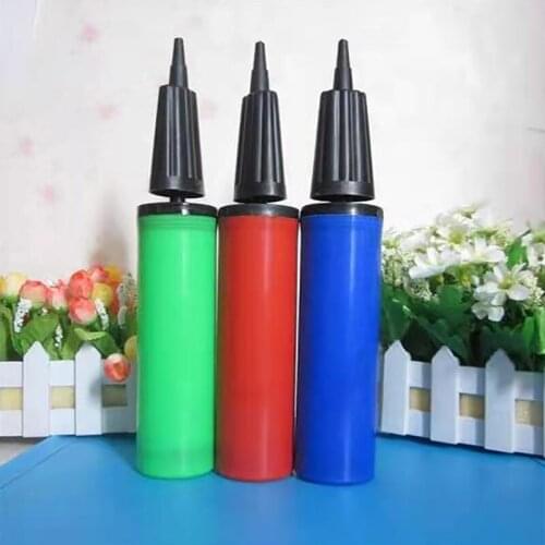 1pcs High Quality Balloons Pump Plastic Hand Held Needle Balls Inflator Balloons Portable Useful Party Decoration Tools Supplies