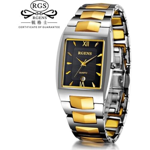 2017 new! Mens Watches Top Brand Luxury Men Watch Steel Fashion Rome Date Quartz Watch Mens Business Watch Relogio Masculino