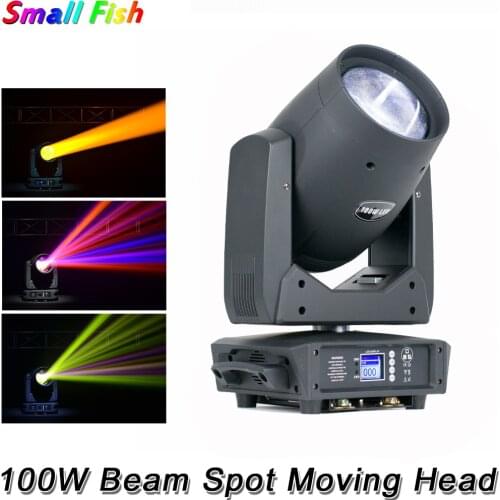 New Arrival LED 100W Beam Zoom Spot Moving Head Light DMX Controller Stage Effect Light For Disco Christmas Bar Wedding Banquet