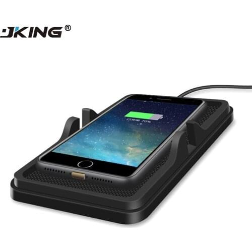 Original JKING Qi Car Wireless Charger For Samsung S7 S6 Edge S8 Plus Car Holder Charging Pad For iPhone 8/Plus/X