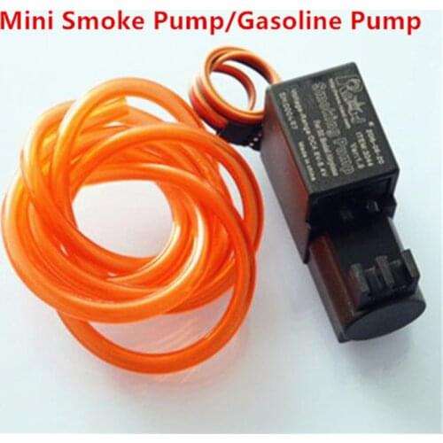 Original RCEXL The Smallest Smoke Pump Gasoline Pump Smoking Pump with Adjustable Flow for RC Airplane