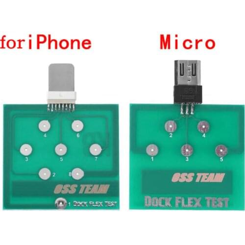 Professional Mobile Phone Battery Power Charging Dock Flex Test Repair Tool for Micro iPhone Android Phone U2 Battery Dock Plug