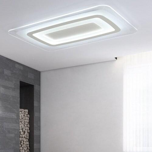 Rectangular & Square Acrylic LED Ceiling Lights Living room bedroom study restaurant aisle ceiling lamps Lighting fixture