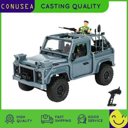 RC Car MN-90 RTR 1:12 1:12 2.4G 4WD Remote Control Cars Light LED Handbags Roof Off-Road Crawler Vehicle Truck Childrens toys