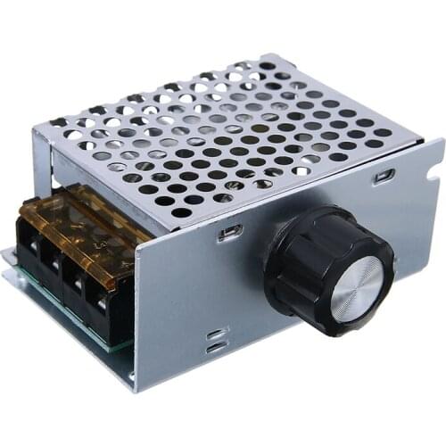 4000W AC220V Voltage Regulator Dimming Speed Temperature Regulation Control Switch Voltage Regulator High Quality
