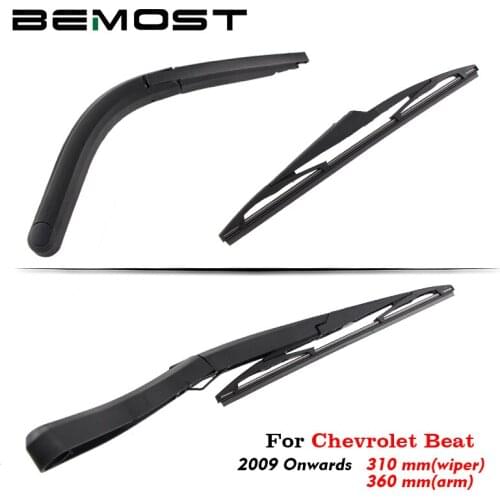 BEMOST Car Rear Windshield Wiper Arm Blades Rubber For Chevrolet Beat 310MM 2009 2010 2011 2012 2013 2014 2015 2016 2017 2018