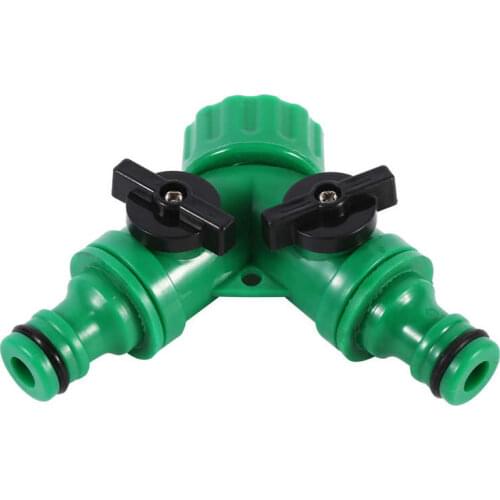 Hose 1Pcs 3-Way Adapter Y Connector Adaptor Switch Garden Watering Drip Irrigation Hose Pipe 3/4" Agricultura