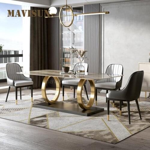 Modern Classic Design Fashion Popular Nordic Home Furniture Small Apartment Dining Table And Chairs Combination Household