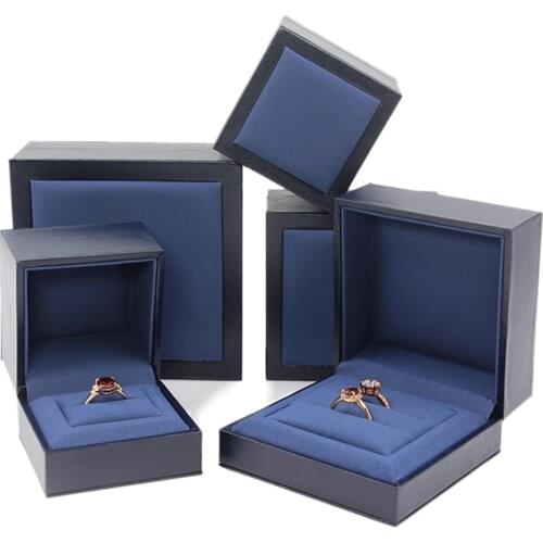 Fresh Style Jewelry Box Wedding Diamond Rings Earrings Pendants Necklaces Case For Packaging Jewellery Gift Display Storage