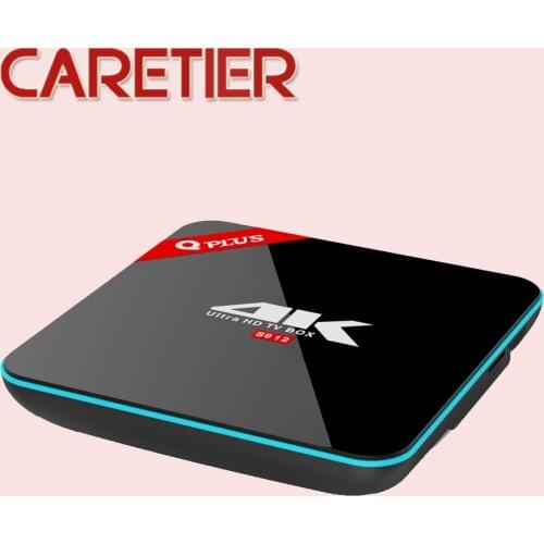 10pcs Amlogic S912 Q Plus Android 7.1 TV BOX 3G/32G Octa Core Dual WiFi Q-PLUS Smart Set Top Box Media Player better than T95N