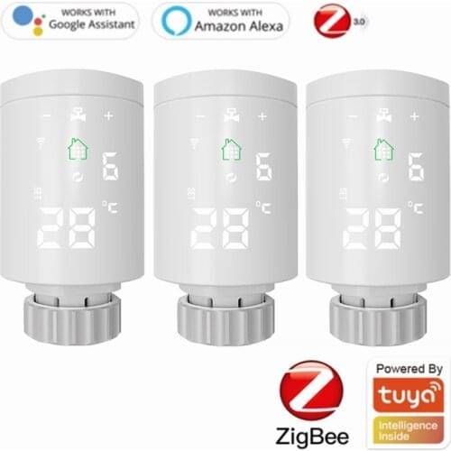 Tuya ZigBee 3.0 Smart Radiator Actuator Programmable Thermostatic Radiator Valve Temperature Controller 2MQTT Setup With Alexa